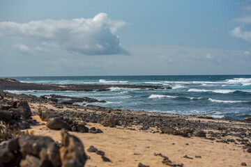 Dunes on the Fuerteventura Nature Trail GR 131 from Corralejo to Morro Jable in summer 2020. on the Fuerteventura Nature Trail GR 131 from Corralejo to Morro Jable in summer 2020.