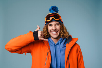 Close up of an excited young man