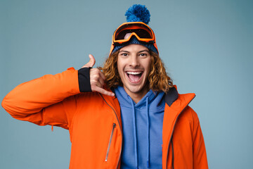 Close up of an excited young man