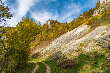 Fantastic autumn hike in the beautiful Danube valley near the Beuron monastery
