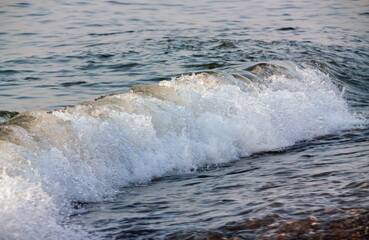 Fototapeta premium Waves details in the black sea. Batumi. Georgia