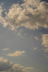 Clouds in the sky at sunset