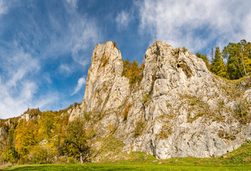 Fantastic autumn hike in the beautiful Danube valley near the Beuron monastery