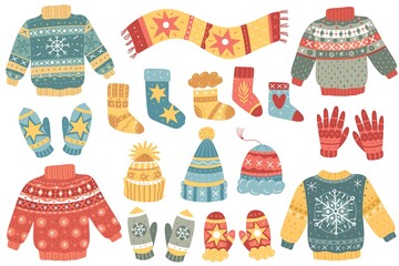 Christmas winter knitwear set
