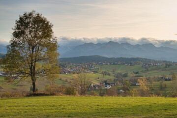 Fototapeta premium Autumn in the Polish Mountains