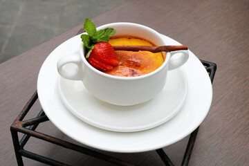 fresh drinks on the table during the day.