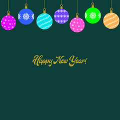 Merry Christmas and Happy New Year background. Stylish template with transparent imitation of design elements. For design, brochure, cover, advertising banner etc. 