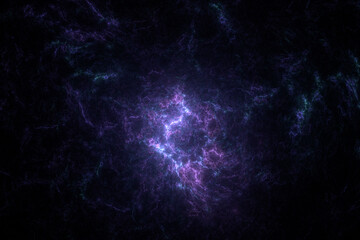 Abstract fractal background. The theme of boundless space