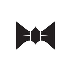 Bowtie logo design icon template