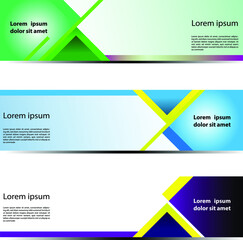 Banner Background Design Vector With Elegant And Simple Style