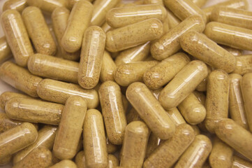 gelatine capsules background