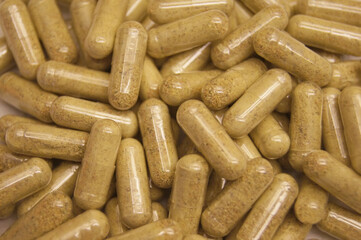 gelatine capsules background