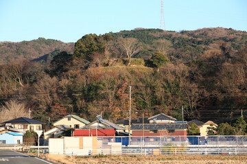 Fototapeta na wymiar 韮山城跡