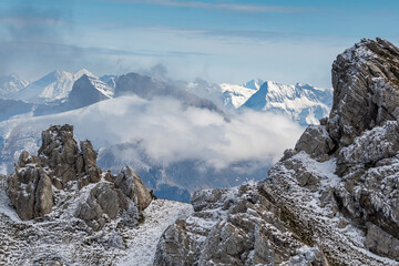 view from Le Grammont on Alpes Vaudois
