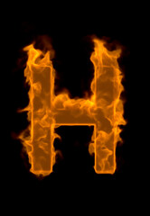 炎のアルファベットH