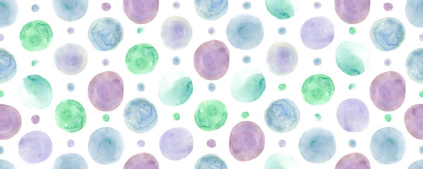 Pink Hand Drawn Ball Ornament. Seamless Modern 