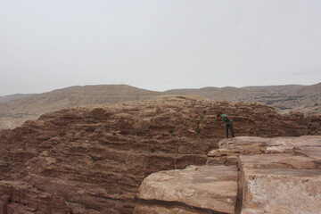 Exploring the desert landscapes around Wadi Rum, the Petra Archeological site and Amman in Jordan, Middle East