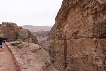 Exploring the desert landscapes around Wadi Rum, the Petra Archeological site and Amman in Jordan,...