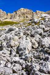 mountains of the Latemar in Italy near Bozen