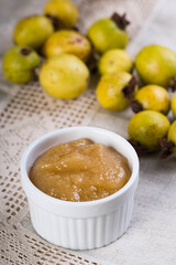 a homemade sweet and savory guava spread