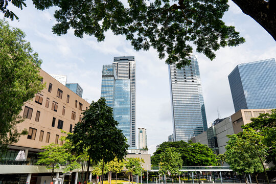 the building of PSE stock exchange on August 30, 2020 in BGC, Philippines