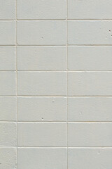 ペンキで塗装されたブロック塀