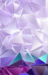 Obraz premium Abstract Low-Poly background. triangulated texture. Design 3d. Polygonal geometrical pattern. Triangular modern style