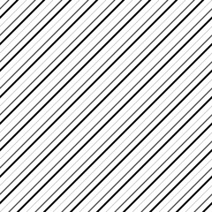 Diagonal lines abstract on white background. Seamless surface pattern design with linear ornament. Angled straight stripes motif. Slanted pinstripe. Striped digital paper for print. Regimental vector.