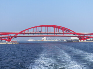 船上からの神戸大橋