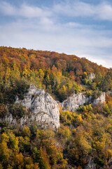 Fantastic autumn hike in the beautiful Danube valley near the Beuron monastery