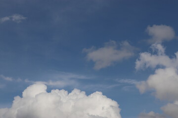 Blue sky with clouds