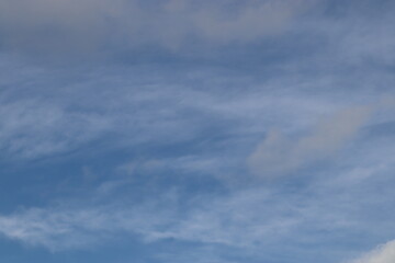 Blue sky with clouds