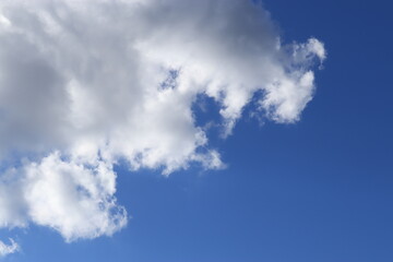 Blue sky with clouds
