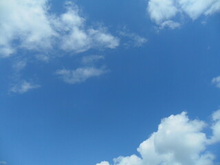 Blue sky with clouds