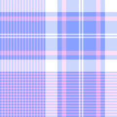 Seamless vector tartan pattern for fabric, textile, wrapping etc. Plaid background