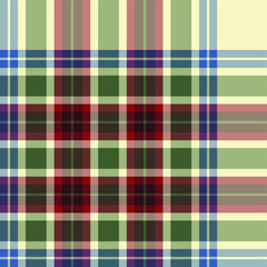 Seamless vector tartan pattern for fabric, textile, wrapping etc. Plaid background	