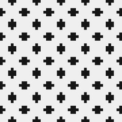 Abstract Cross Pattern Dots Logo generative computational art illustration