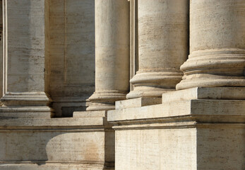  the baroque style church of Sant'Agnese in Agone is located in the center of the western side of...