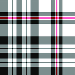 Seamless vector tartan pattern for fabric, textile, wrapping etc. Plaid background	