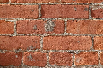 Obraz premium Front masonry, four rows of masonry