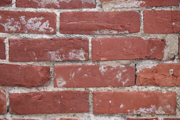 Front masonry, four rows of masonry