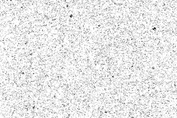 Grunge texture of the foam surface. Monochrome organic background with chaotic particles, spots, small noise and graininess. Overlay template. Vector illustration