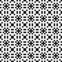 Fototapeta premium Abstract Cross Pattern Dots Logo generative computational art illustration