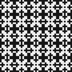 Abstract Cross Pattern Dots Logo generative computational art illustration