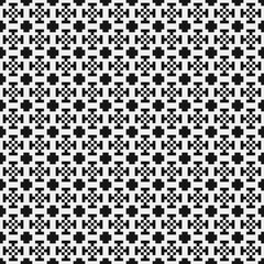 Abstract Cross Pattern Dots Logo generative computational art illustration