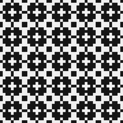 Fototapeta premium Abstract Cross Pattern Dots Logo generative computational art illustration