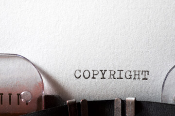 Copyright concept view © WINDCOLORS