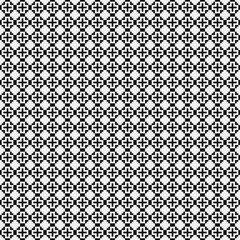 Abstract Cross Pattern Dots Logo generative computational art illustration