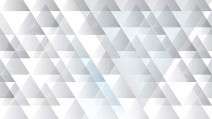 Obraz premium Gray geometric background, triangular pattern, business style.