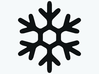 Snowflake icon vector 